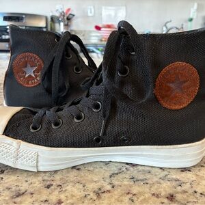Converse Black and Brown High-Tops unisex